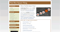 Desktop Screenshot of bluesquarething.com